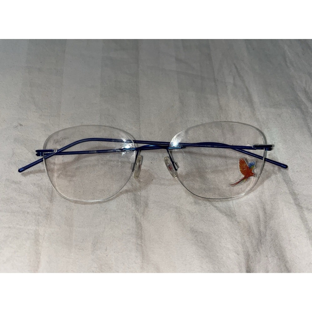 New Maui Jim  Blue Rimless MJO2005 50[]17 140 Eyeglass Frames Japan
